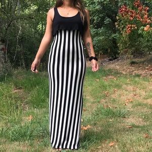 Striped Maxi Dress